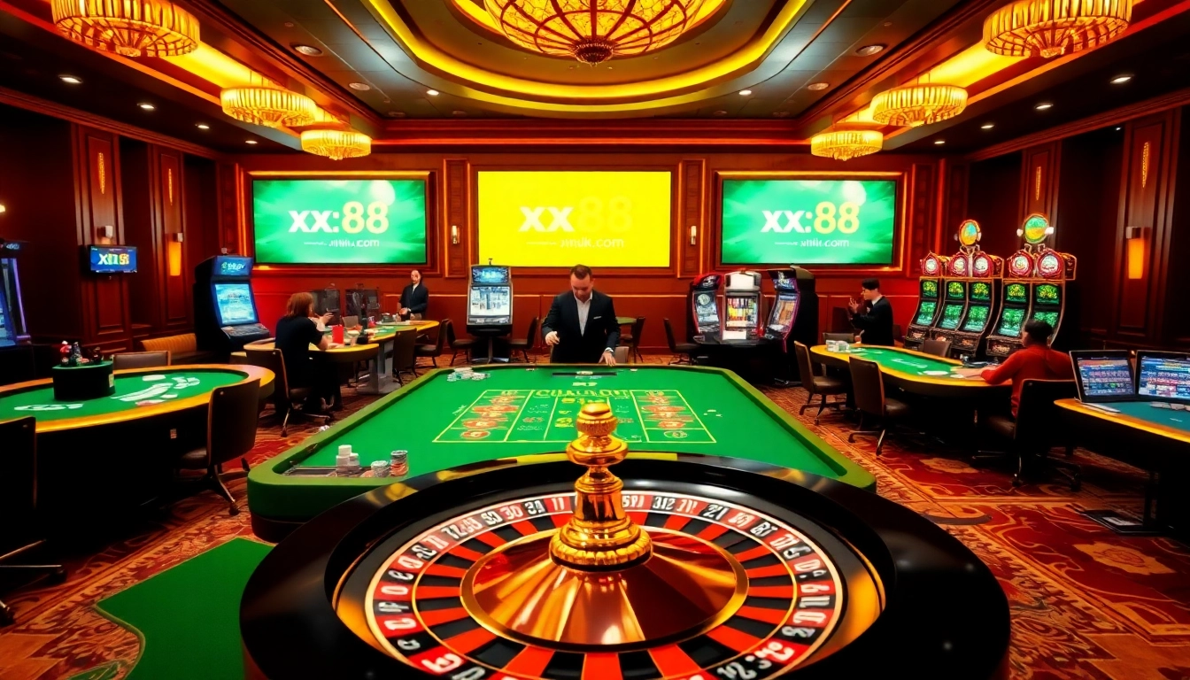 Experience thrilling gaming opportunities at xx88.uk.com with vibrant casino visuals.