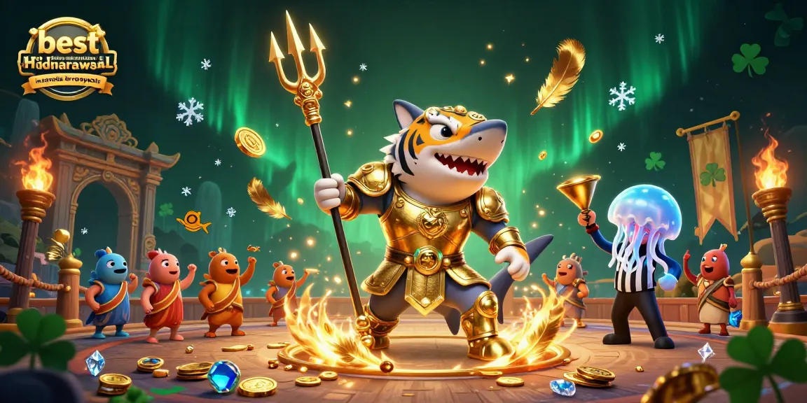 Engage with the best instant withdrawal casinos in Australia for payouts, featuring a dynamic underwater colosseum scene with exciting elements.