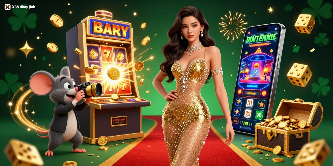 X88 đăng nhập offers a thrilling experience with a jackpot explosion of slots and a glamorous scene.