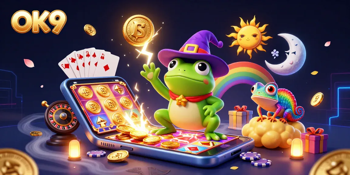 Join OK9 for thrilling gaming adventures and a storm of winning opportunities!