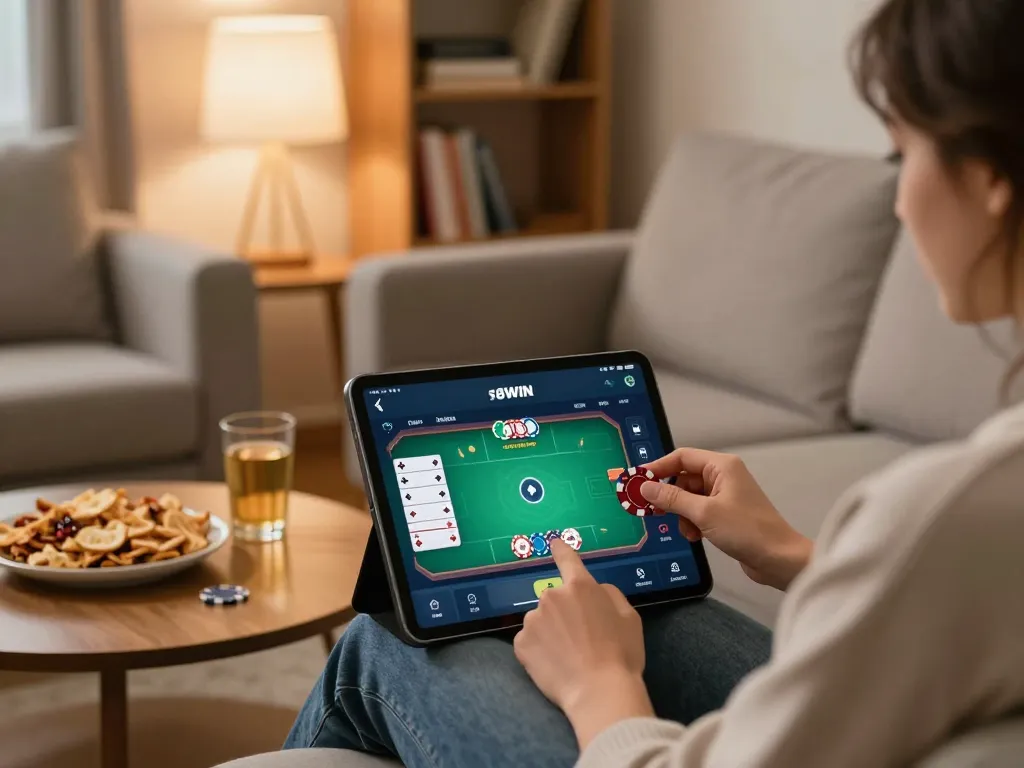 Tải App 98WIN to enhance your poker strategy during cozy home gaming nights.