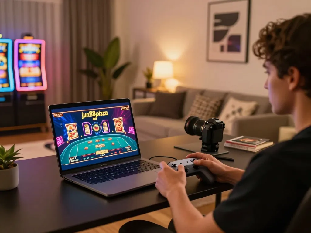 Engaging gameplay on jun88pizza platform, showcasing mobile gaming experience for online betting.