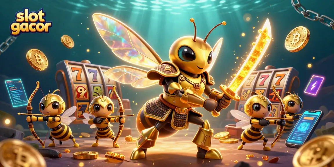 Engage with slot gacor thrilling gameplay alongside 3D characters in a dynamic casino scene.