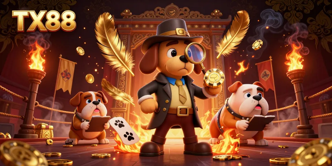 Engage with TX88 by discovering poker clues and treasure in a lavish casino atmosphere.