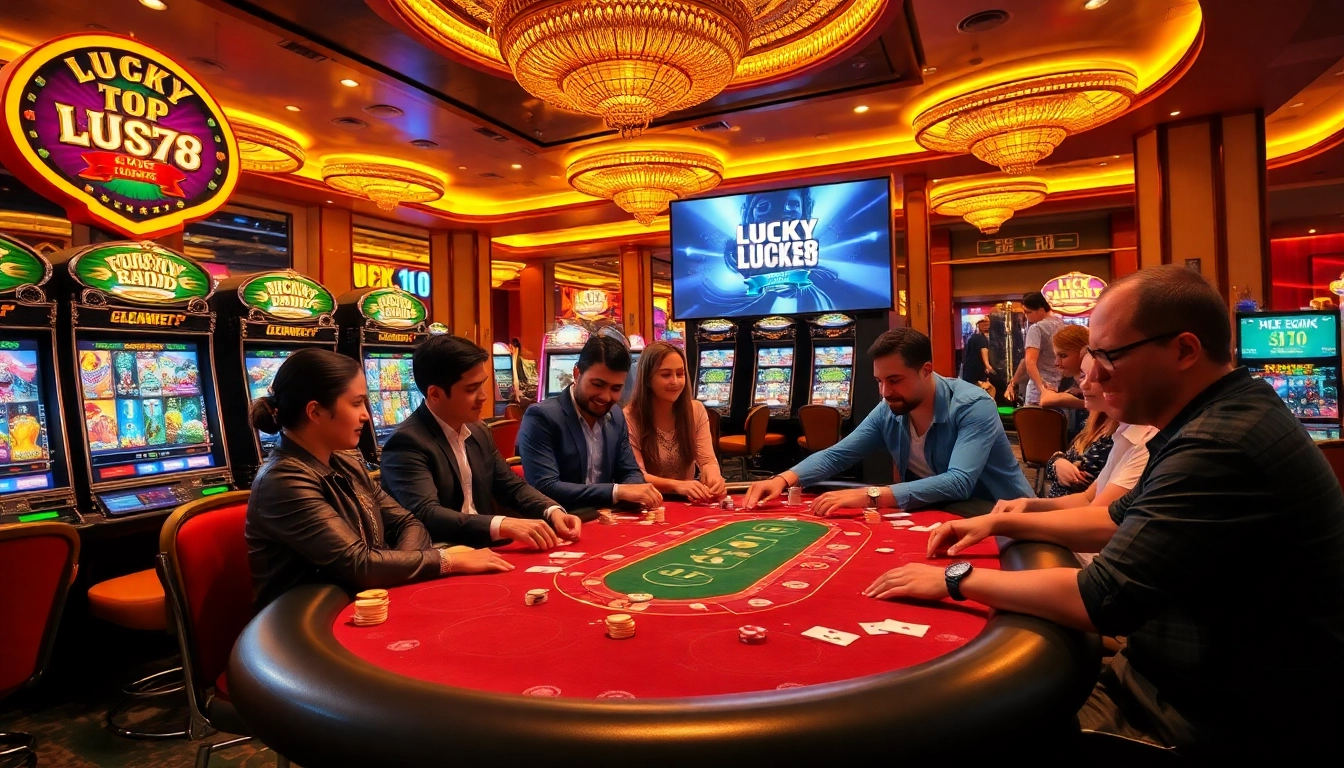 Experience excitement at LUCKY88 casino with engaging games and vibrant atmosphere.