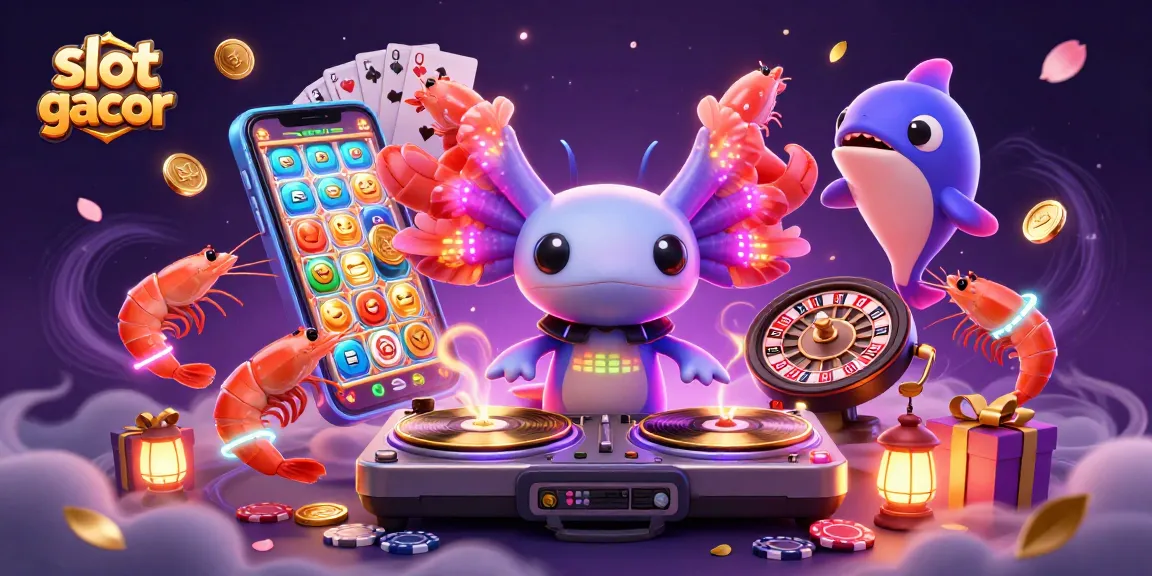 Menggali keseruan slot gacor dengan DJ axolotl neon dan hadiah permainan yang berlimpah.