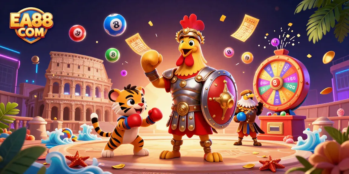 Engage in EA88 COM gameplay with vibrant bingo themes, featuring exciting lottery elements and dynamic prizes.