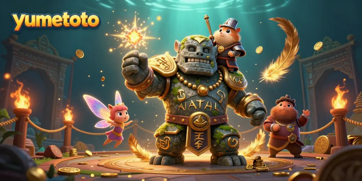 Experience thrilling gaming action with Yumetoto amidst dazzling 3D casino scenes and magical characters.