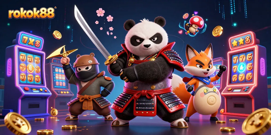 Experience thrilling gameplay at rokok88 with vibrant slot machines and dynamic characters.