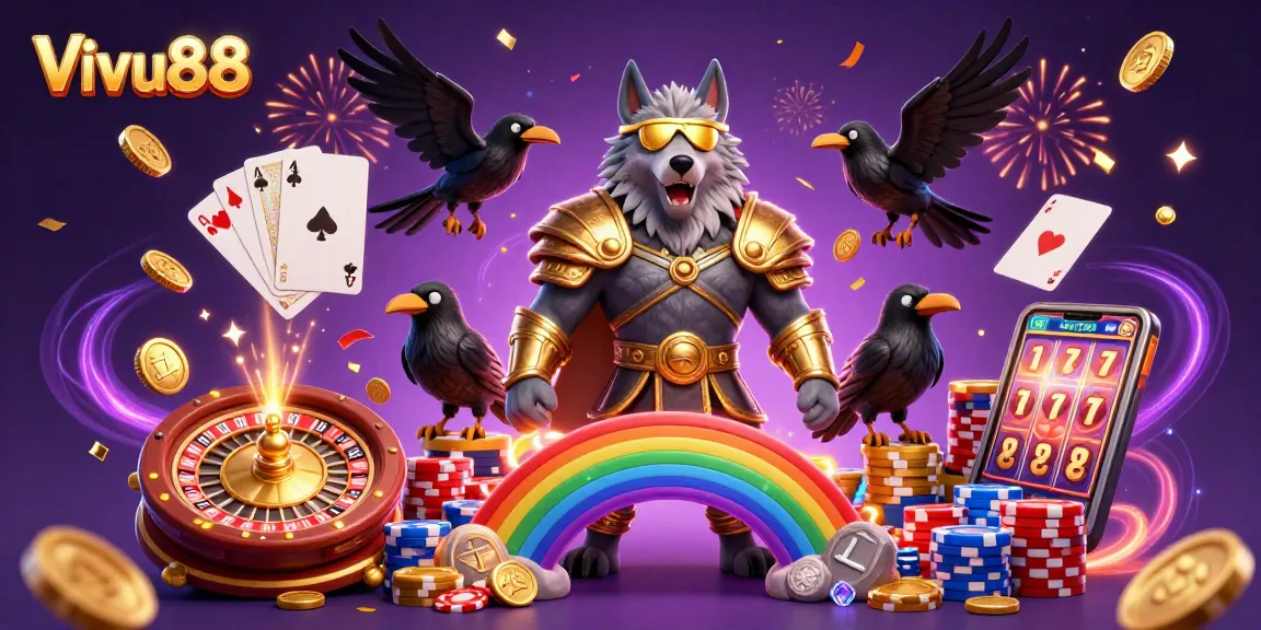 Engage in thrilling gameplay at Vivu88 with vibrant casino elements and winning strategies.