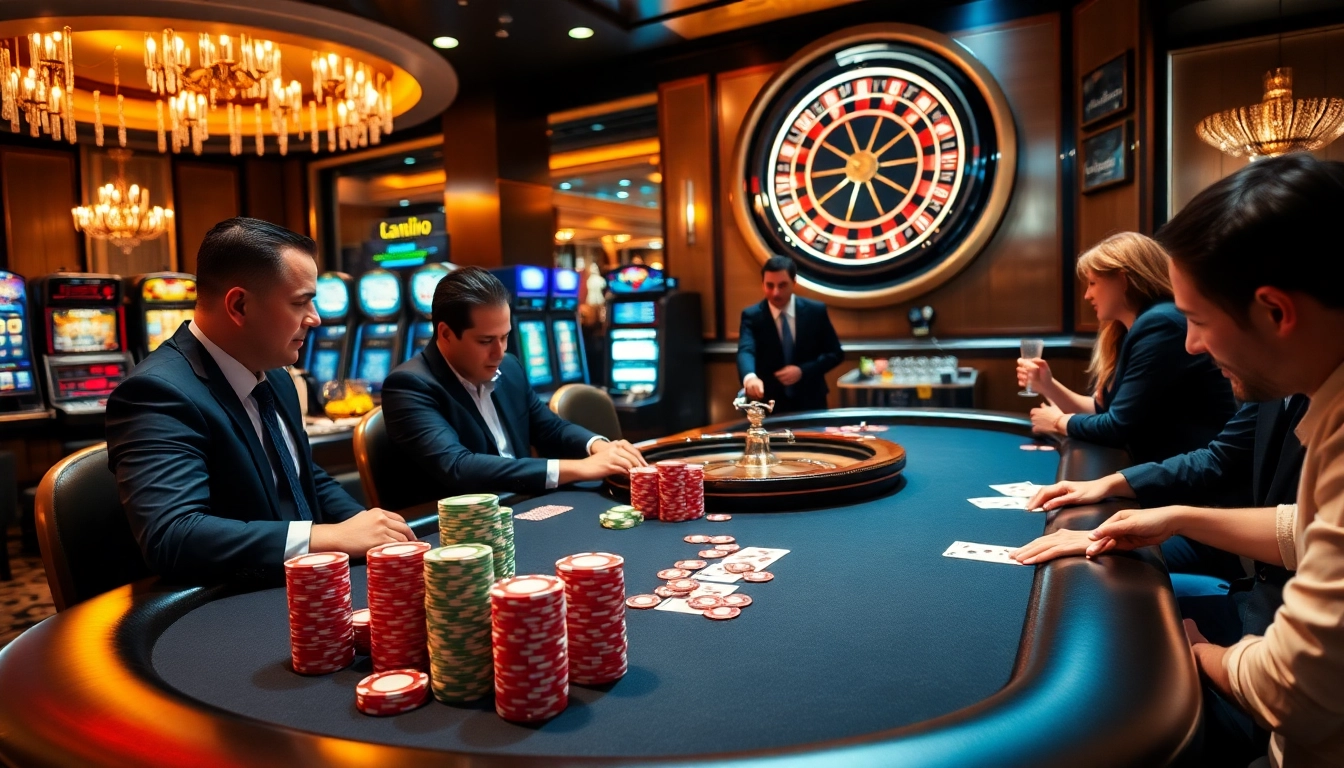 Exciting F168 casino scene with vibrant poker table and winning players.
