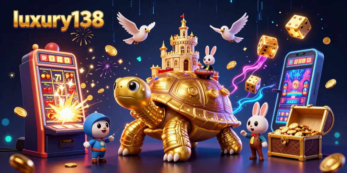 Play thrilling games at luxury138, surrounded by vibrant characters and exciting jackpots!