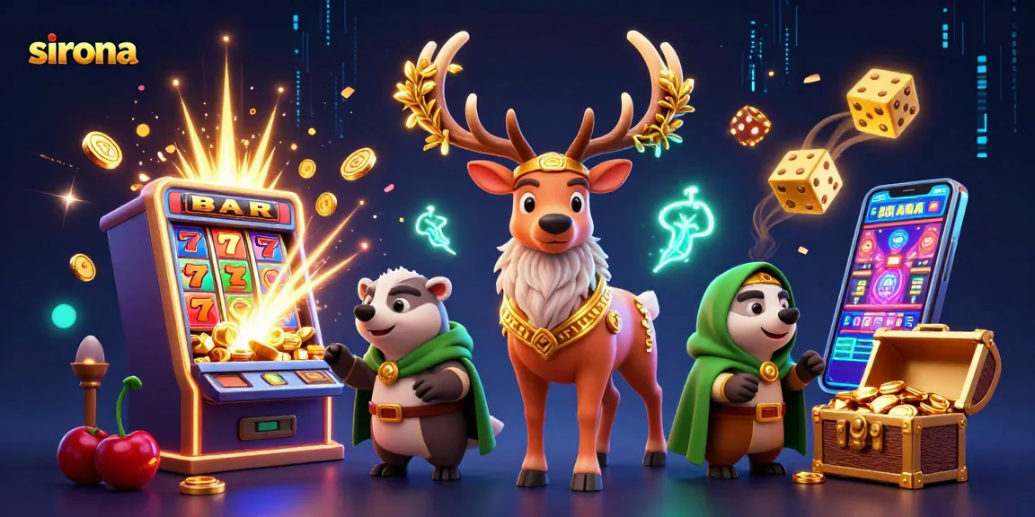 Experience sirona's magical casino scene featuring lively characters and dynamic gaming elements.