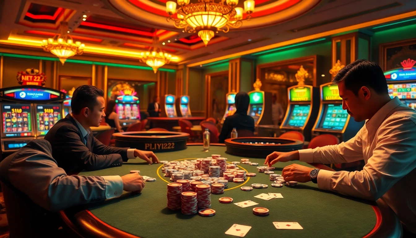 Experience the thrill of real gaming with free credit live22 at vibrant casino tables and dazzling slot machines.
