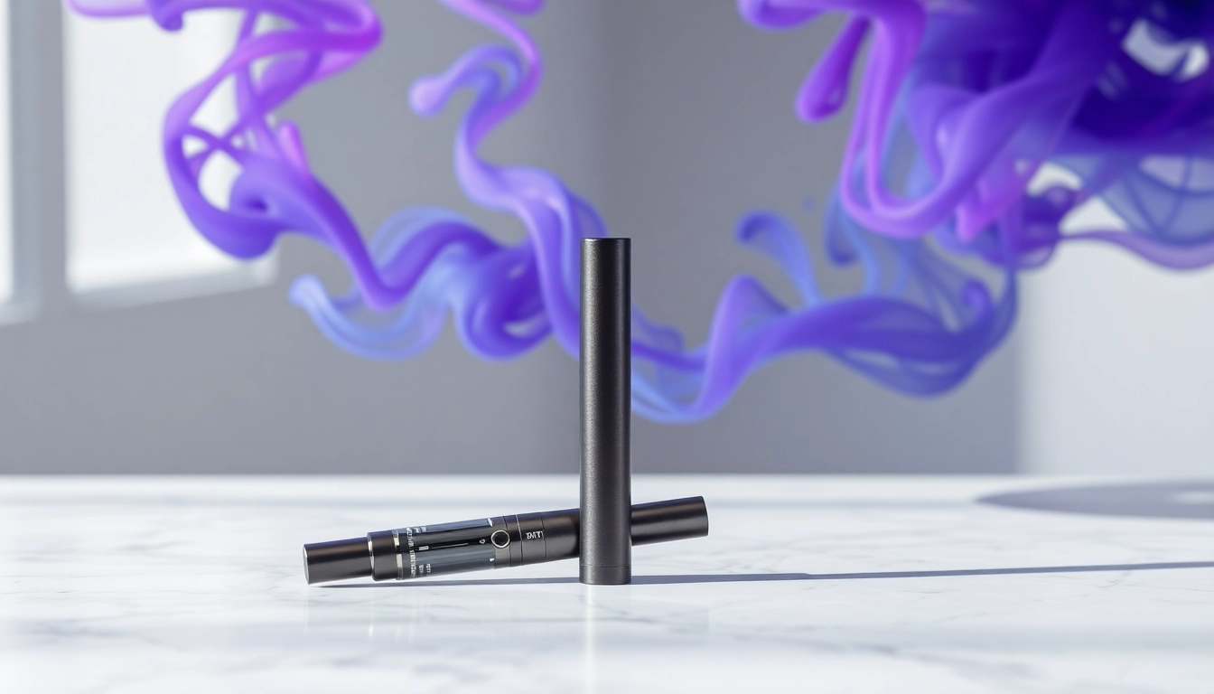Buy DMT disposable vape pen featuring colorful smoke effects.