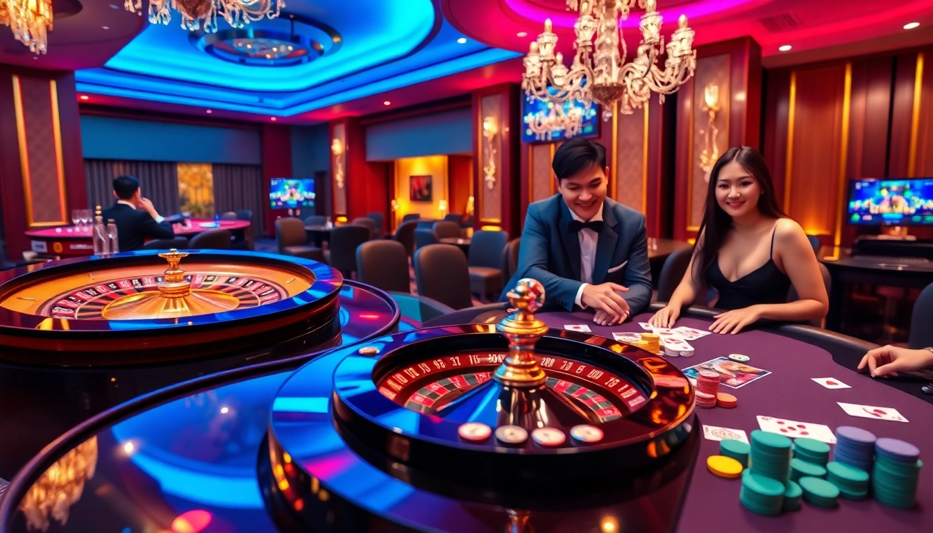 Experience excitement at trang chủ thabet with vibrant casino games and engaging players.