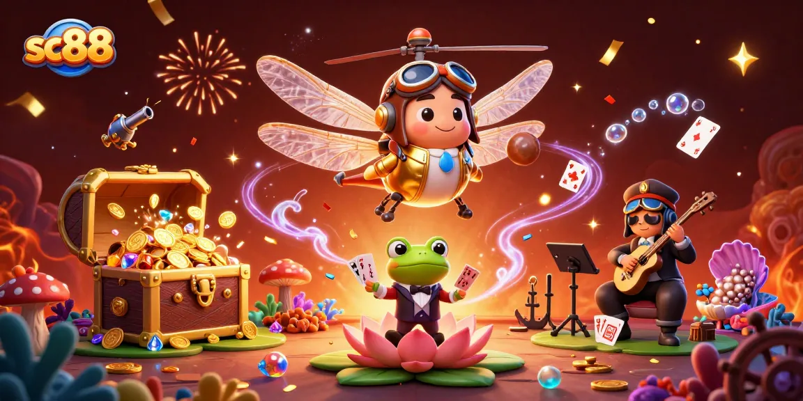 Experience excitement at sc88 with colorful casino games and vibrant characters.